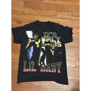 Lil Baby It’s Only Us Tour T Shirt Size Medium Authentic Merch
